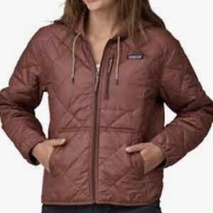 Patagonia Diamond Quilted Bomber Puffer Jacket Medium Bronze Outdoors Athlelic
